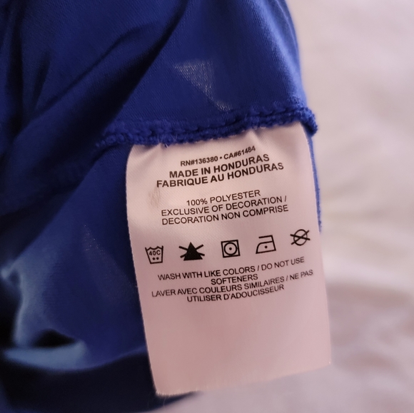 Nike Blue Jays DriFit Polyester Mens Shirt - Picture 3 of 3